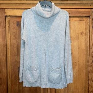Talbots Pure Merino Wool Gray Turtleneck Sweater Sz. S